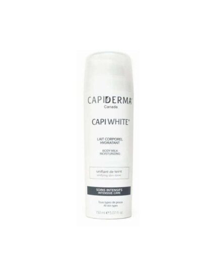 CAPIDERMA CAPIWHITE LAIT CORPOREL DÉPIGMENTANT INTENSIF HYDRATANT 150 ML SOINS INTENSIFS