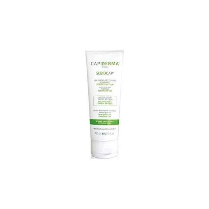 CAPIDERMA SEBIOCAP GEL DERMO NETTOYANT POUR PEAUX A TENDANCE ACNEIQUE 200 ML