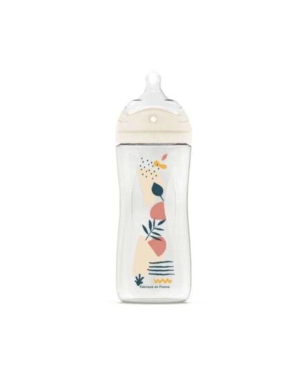 DODIE BIBERON TETINE MULTI PERFOREE ANTI COLIQUE 330 ML 6MOIS+ DEBIT 3 ROSE
