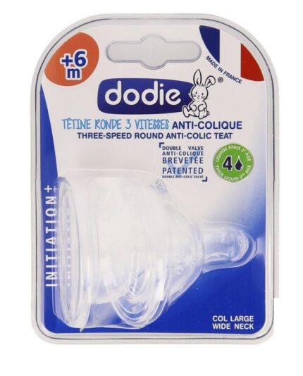 DODIE PACIFIER+ INITIATION WIDE NECK +6 MOIS 2 PIECES