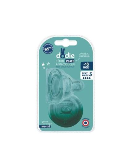 DODIE TETINE PLATE ANTI COLIQUE 18 MOIS DEBIT 5
