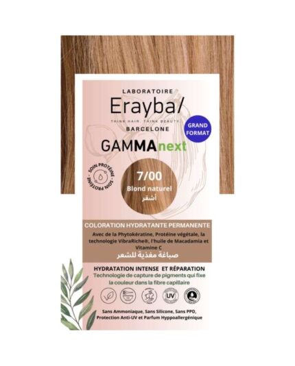 ERAYBA NEXT COLORATION HYDRATANTE PERMANENTE N7-00 BLOND NATUREL