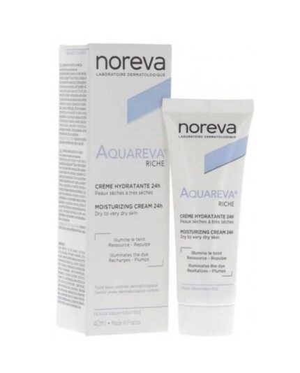 NOREVA AQUAREVA CREME HYDRATANTE 24H TEXTURE RICHE 40ML