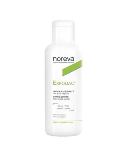 NOREVA EXFOLIAC LOTION ASSECHANTE DOS BUSTE ET EPAULES 125 ML