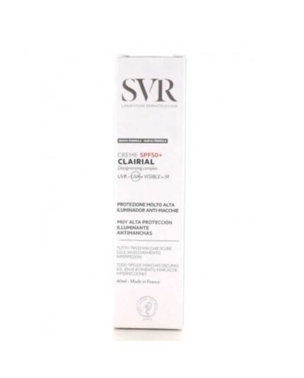 SVR CLAIRIAL CREME SPF 50+ DEPIGMENTANT COMPLEX 40 ml