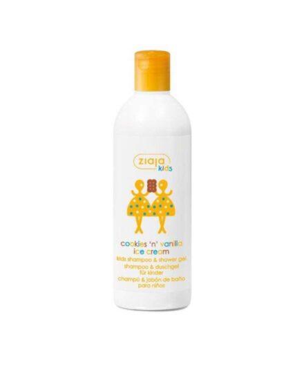 ZIAJA KIDS SHAMPOING ET GEL DOUCHE GLACE A LA VANILLE 400 ML